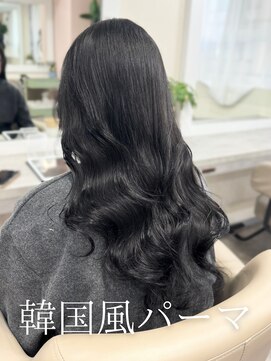 アミー 池袋(Ammy) himeri/韓国風パーマ/コテ巻き風パーマ/レイヤーカット/池袋