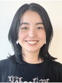 【松戸 藤原】フェイスレイヤー　ミディアム　黒髪