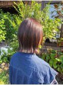 切りっぱなしボブ