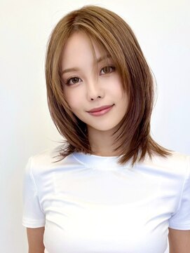 ルージュシー 堀江(RU10C) レイヤー/ウルフ/ブリーチなしダブルカラー