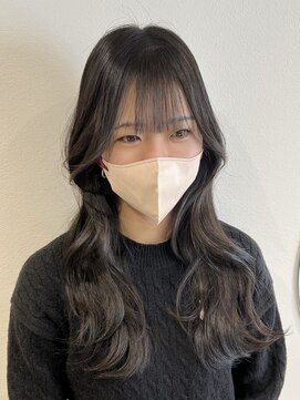 ラミエバイメルト 下北沢(lamie by melt) 顔まわりレイヤー韓国ヘアくびれヘアレイヤーカット20代30代