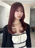 レイヤー×コーラルピンク@20代30代40代