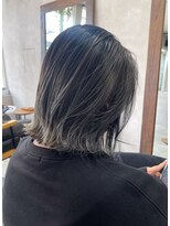 リアン(lien)&nbsp;バレイヤージュ×シルバーグレージュ