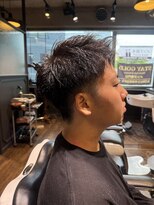 ステイゴールド 新百合ヶ丘(STAY GOLD)&nbsp;新百合ヶ丘メンズカット｜アップバングショート