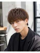 MEN's Baguz MEN'Sカット/ MEN'Sパーマ/ MEN'Sカラー 韓国風マッシュ無造作ニュアンスパーマ束感メンズヘア