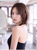韓国レイヤーボブ*透け前髪*サイドパート【ハバナ渋谷】