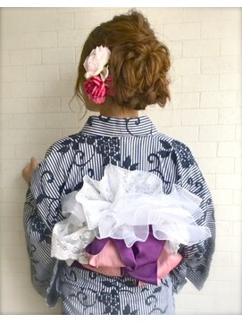 ヘアメイクサロンシャルメ(Hair Make Salon CHARMER) 浴衣☆帯アレンジ