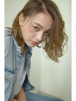 ビッケ(Vicke)&nbsp;タンバルモリ☆アッシュグレージュワンサイドボブ