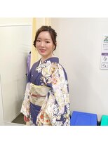 ロカット サロン(Roquat Salon)&nbsp;ロング着物ヘアと訪問着【ヘアセット/ヘアアレンジ/立川/立川】