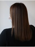 美髪 ツヤ髪 ストレートヘア