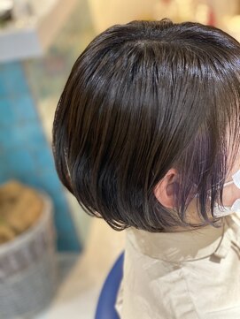 アウル(OWL) インナーカラー×パープル