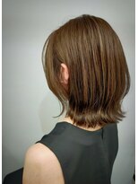 バッカ(BACCA)&nbsp;#白髪染め　極細ハイライト　イルミナカラー　外ハネミディアム#