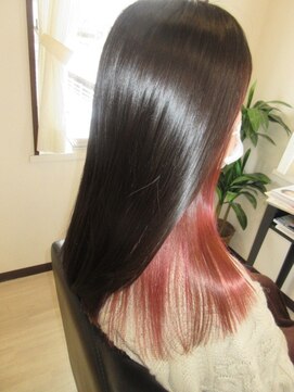 コア フィール ア デイ(COIFFURE A DAY) 【M3D】インナーカラーピンク