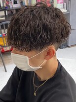 ウェイビーエフティフィフス 横浜西口(WAVEY ft.fifth)&nbsp;波巻きスパイラルツイストスパイラルパーマツーブロックマッシュ