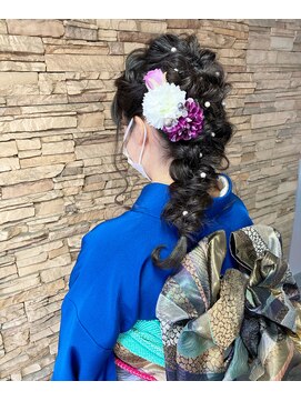 サンバイエム(#3/M) 成人式着付け+ヘアセット