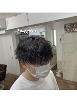 メルシー トータル ブランディング サロン(merci TOTAL BRANDING SALON)&nbsp;Vマッシュ×波巻きツイスパMIX