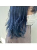 ネイビー×ブルーグラデーションカラー