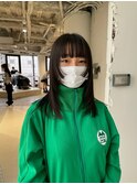 ミルクティーグレージュショートウルフレイヤーカットクラゲヘア