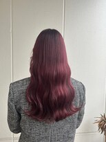 ガリカ シーム(Gallica/SEAM)&nbsp;【桑原雪音】モテ髪大人チェリーブラウン/艶髪ウェーブロング