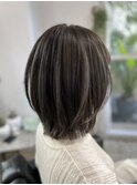 30代40代50代ミルクティーアッシュチョコレートショートヘア