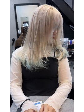 ルーツ(Roots) goro ホワイト　裾カラー