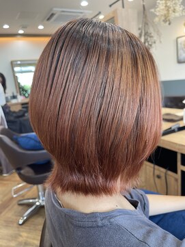 シーバイシオン(Sea by sion) オレンジ/ウルフカット/ブリーチ/20代/30代/40代/50代