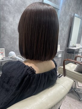 フォンド 津田沼(fond.) 斜めバング/グレージュカラー/シルキーベージュ/津田沼駅