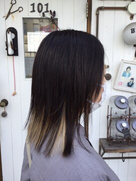 ブリキ(BLIK) インナーカラー　ミルクティベージュ