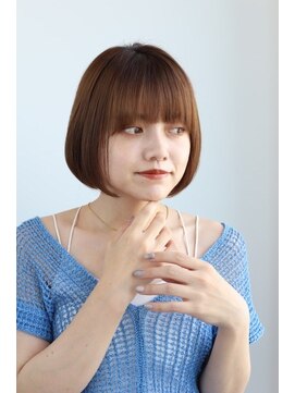 ヘアーアンドメイク エクリ 不動前店(Hair&Make equri) 丸みボブスタイル
