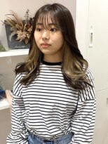 ロジェブルー(Rosier Bleu)&nbsp;【インナーカラー】さりげなくカラーを楽しむ！社会人の方にも◎