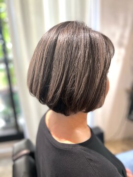 ツムグ 代官山店(TUMUGU) 大人ボブ×白髪ぼかしアッシュカラーマッシュショート×代官山