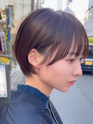 《HOT PEPPER Beauty AWARD 2024 BEST SALON 注目サロン選出！》小顔が叶うこなれショートヘアをご提案！