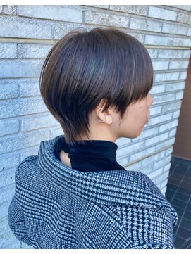 トニーアンドガイ 青山店(TONI & GUY) 大人マッシュショート　カーキベージュシアカラーショートヘア