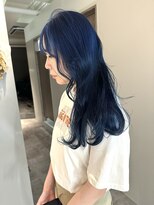 ポノ(po_no)&nbsp;ネイビー/ブルーブラック/暗髪