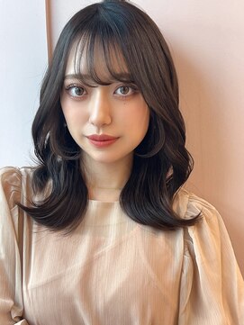 モアナ バイ ラナ 甚目寺店(MoanA BY LANA) 韓国風/透明感カラー/オリーブベージュ/前髪/小顔カット