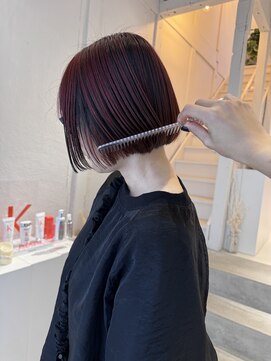 ヒカリスナカザキアンド(HIKARIS nakazaki &) ミニボブとアンブレラカラー