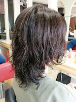 ヘアークリアー 春日部&nbsp;ミセス 大人かわいいミディアムレイヤー パーマスタイル