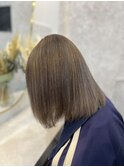 黒髪カタログ/ボブルフ/ネビージュ/小顔に見せるヘア/ワンレン