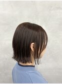 切りっぱなしボブ