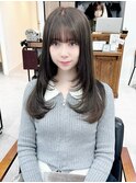 韓国前髪顔周り×似合わせカット　姫カットレイヤー