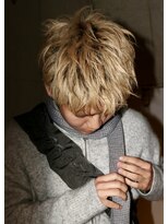 ヘアカロン 熊本本店(Hair CALON)&nbsp;メンズダブルカラーブロンドベージュメンズショート熊本下通