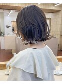 春カラーブリーチなしダブルカラー初カラー20代30代40代ボブ小顔