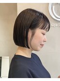 ボブミニボブショートショートボブワイドバング
