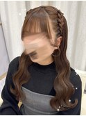 編み上げハーフツイン
