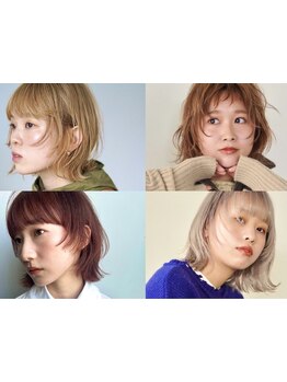 ちょっとのニュアンスで劇的に変化!?顔の印象を左右する顔周りだからこそ丁寧に◎［伊勢崎/ボブ/ブリーチ］