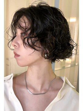 トリッカ 銀座(tricca) ボブパーマ/ウェーブヘア/イメチェン/簡単スタイリング