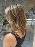 【KEISUKE指名限定】海外風ハイライトor白髪ぼかしハイライト ブロー込み