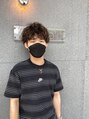 メンズ クーヘアー(Men's coohair) ハイライトにスパイラルとツイスパのmix 薬剤もこだわっています