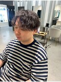 波巻きツイストスパイラルパーマ/フェザーパーマ/眉毛/メンズ