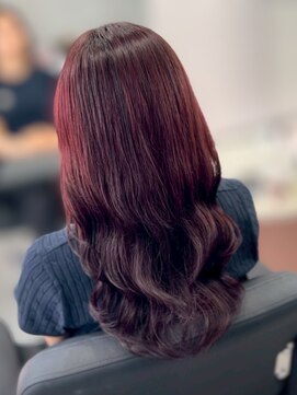 ジエクト カナウ(The Ect canow) コテ巻き風パーマ/無重力/モーブブラウン/バーガンディ